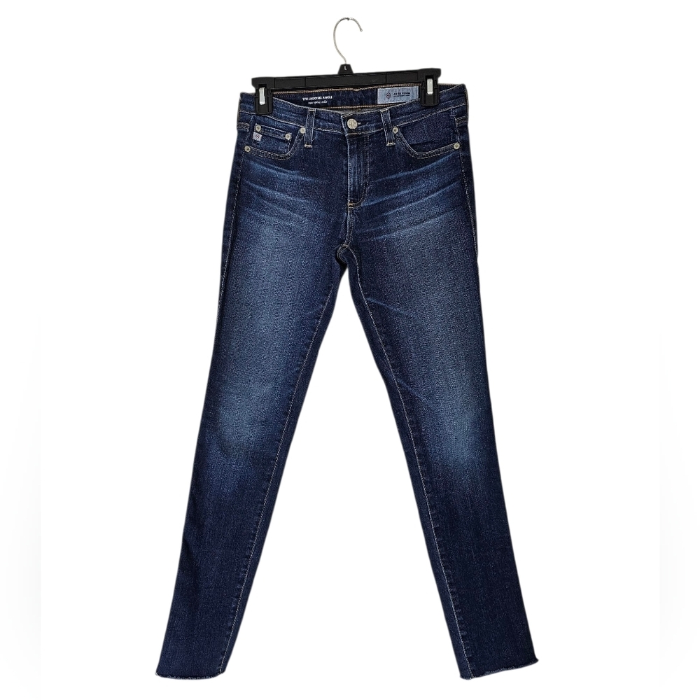 Ag Adriano Goldschmied The Legging Ankle Super Skinny Blue Jeans 27 Preowned